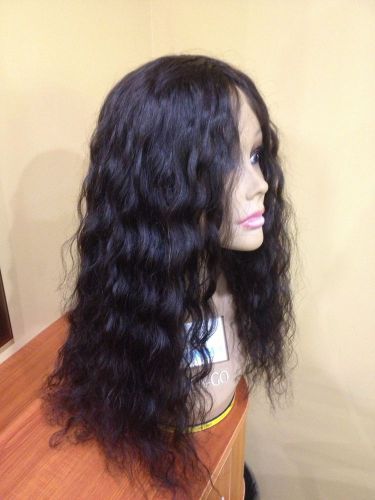 100% Brazilian Virgin Remy Human Hair Loose Deep Wave Naked Nature 18&#034; #0010