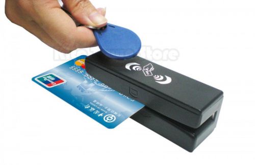 Zcs100 rfid and magnetic stripe card 3 tracks reader/writer 13.56 mhz mx53 usb for sale