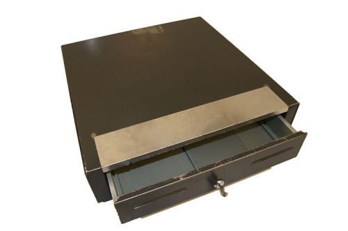 Ms cash drawer ep-107-m-sp312 used w key electronic pos for sale