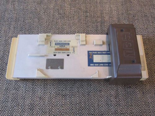 1970&#039;S  ADDRESSOGRAPH CREDIT CARD IMPRINTER FOR VISA BY NBS MODEL 710- CANADA!