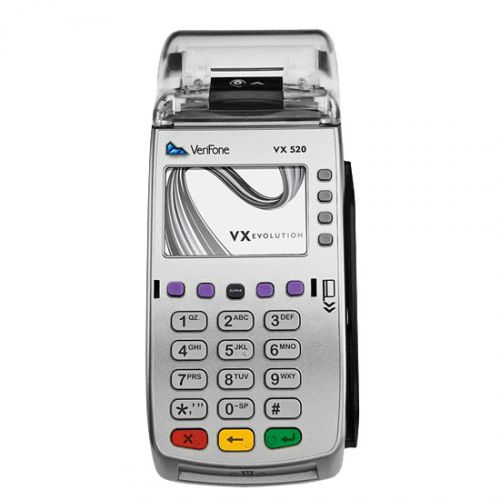Verifone VX520 Dual Comm W/EMV Reader **Contactless** NFC - APPLE PAY