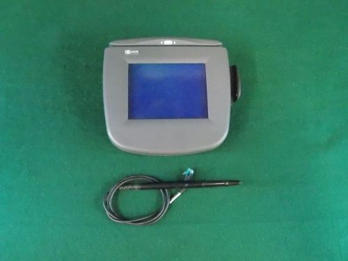 NCR INGENICO 5992-0151 CREDIT CARD READER / SIGNATURE PAD WITH STYLUS ^