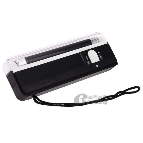 Portable UV Bank Money Note Checks Detector with Torch Battery Operated