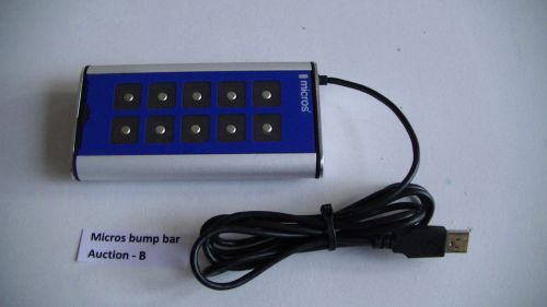 Micros 10 key KDS kitchen display Bump Bar Bumpbar MBB-10 (Auction #B)