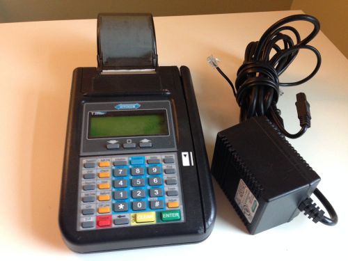 Hypercom T7Plus 56K 35 Key Interactive AMEX Card Payment System With AC Adapter