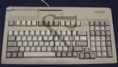 Cherry G81-7000LPCUS MY700C PS/2 RS232 AT POS Keyboard w/ Magnetic Card Reader