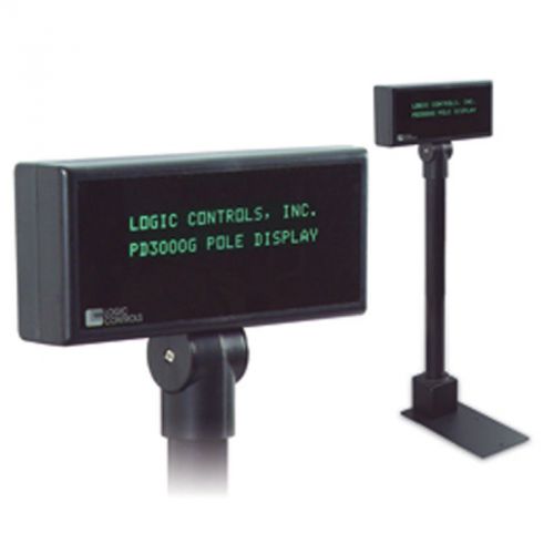 Logic Controls PD3000-U-BK PD3000U Pole Display, Black