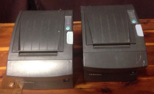 LOT 2 SAMSUNG SRP-350PG POINT OF SALE THERMAL RECEIPT PRINTER PARALELL UNTESTED