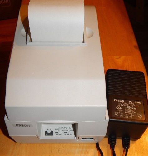 Epson TM-U200B POS Point of Sale Dot Matrix Receipt Printer Cutter Off White
