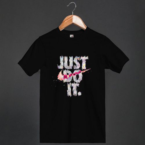 Every Damn Day Just Do It Logo Black Mens T-SHIRT Shirts Tees Size S-3XL