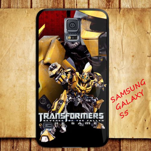 iPhone and Samsung Galaxy - Transformers Logo Bumblebee Robot Yellow - Case