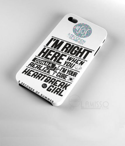 5 sos 5 seconds of summer iphone 4 4s 5 5s 6 6plus &amp; samsung galaxy s4 s5 case for sale