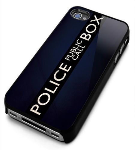 Police Public Call Box Logo iPhone 5c 5s 5 4 4s 6 6plus case