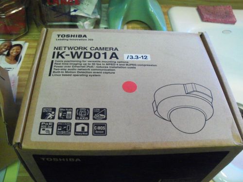 Toshiba ik-wd01a dome ip network camera - white - color - (ik-wd01a/3.3-12) for sale