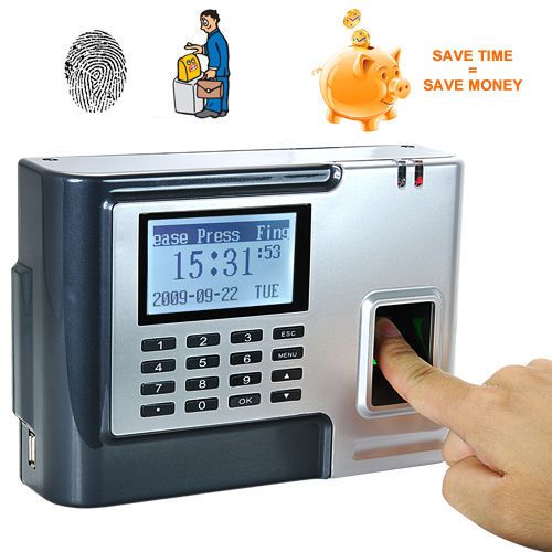 Fingerprint time attendance and door system,(silver)nib for sale