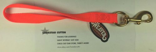 Weaver chain saw strap 15&#034; with snap blaze orange 0898211 arborist free shipping for sale