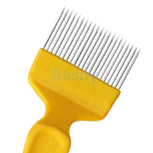 Red honeycomb bee keeping beekeeping uncapping fork new for sale