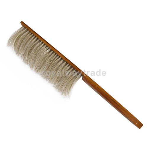 Horse bristle beekeeping bee brush with wooden handle beehive tool for beekeeper for sale