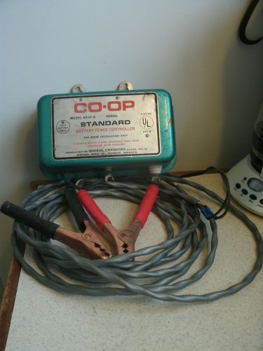 Co op electric fence controller battery hook up solar hunting packing for sale