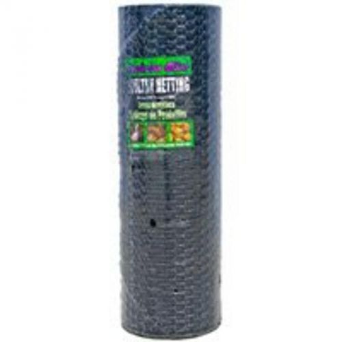 Netting Poultry 150Ft 24In 1In JACKSON WIRE Poultry Netting 12016829 Black