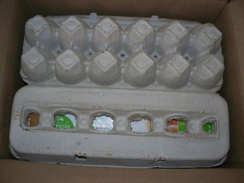 NICE USED EGG CARTONS LARGE SIZE GREAT FOR EGGS JEWELRY TOOLS SHOP ORGANIZER