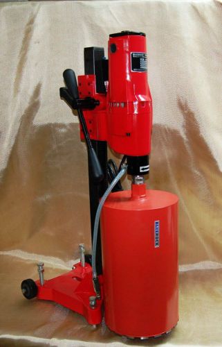 10&#034; BLUEROCK ® Z1RB CORE DRILL 2 SPEED WITH ROLLING BASE STAND CONCRETE CORING