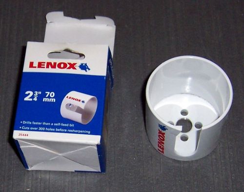 LENOX 25444-44HC 2-3/4&#034; One Tooth Wood Hole Cutter