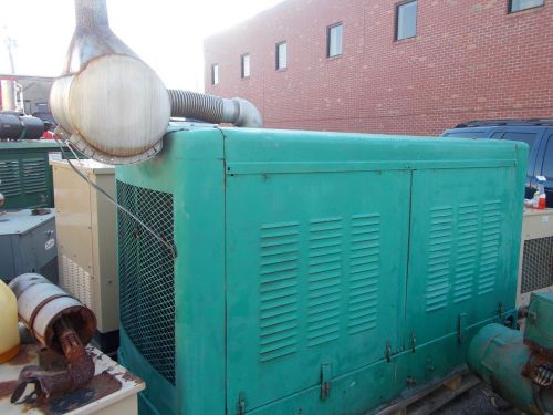Onan 75 kw diesel generator,working good with day tank. only 1475 hrs. for sale