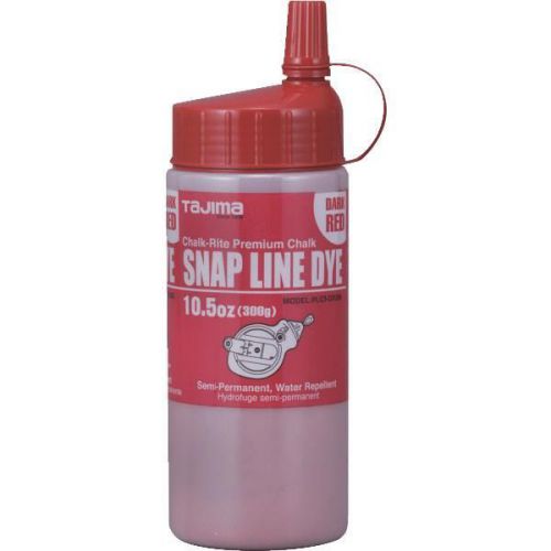 Snap-Line Dye Semi-Permanent Chalkline Chalk-10.5OZ RED PERM CHALK