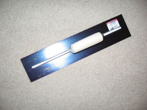 18&#034; x 4&#034; Blue Steel Concrete Trowel - Made in the USA