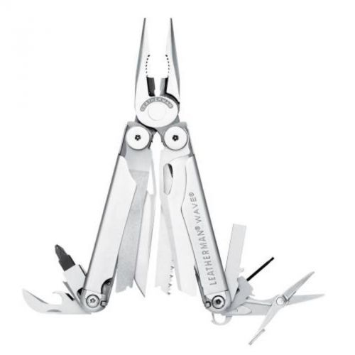 Leatherman wave tool with leather sheath 830037 leatherman tool group, 830037 for sale