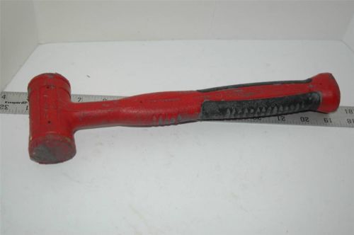 Snap On Dead Blow Hammer 16 Oz Soft Grip Red HBFE16 Aviation Tool Automotive