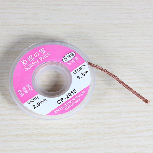 2.0mm 1m Desoldering Braid Solder Remover Wick Cable Wire