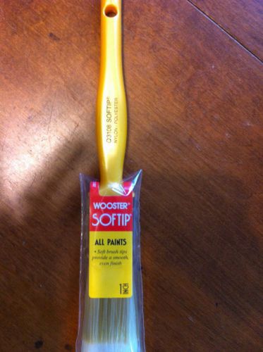 Wooster Softip 1&#034; All Paints Paintbrush Q3108 Nylon/Polyester