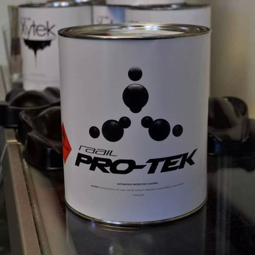 Raail Protek Gallon. Black, White, Clear, Light Primer Colors. Ready to spray