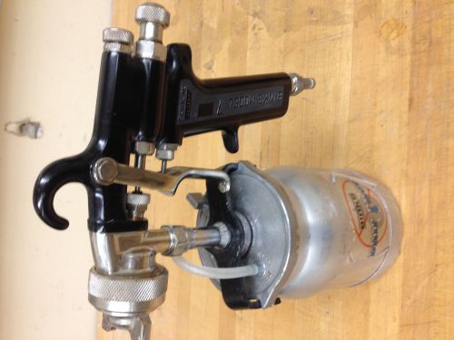 Used binks model 7 spray gun 36sd aircap and binks spray gun cup for sale