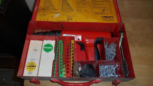 Hilti dx350, kit with extras in metal case &amp; is in good working condition! for sale