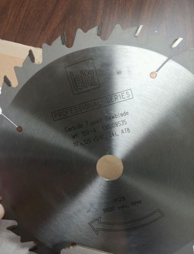 10&#034; x 24 tooth industrial rip saw blade. for sale