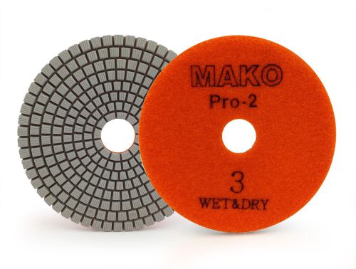 HG34-3. 4&#034; Mako Wet/Dry 3-Step Pos. 3
