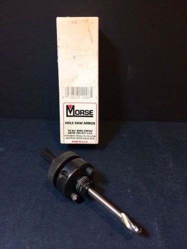 Morse m35ps master cobalt hole saw arbor 3/8” hex chuck, 5/8”-18 thread for sale