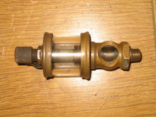 Lukenheimer No 0  Royal brass oiler good condition hit miss engine