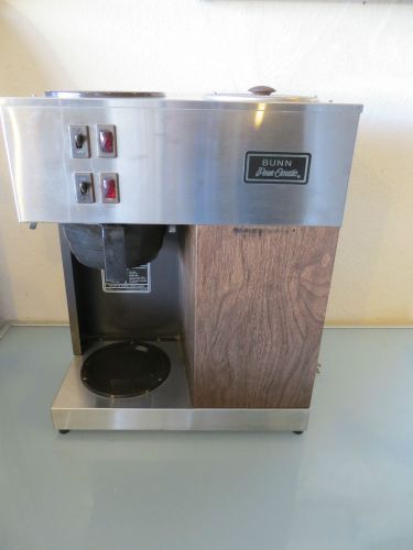 Bunn coffee maker pour-o-matic model vpr 2 burner