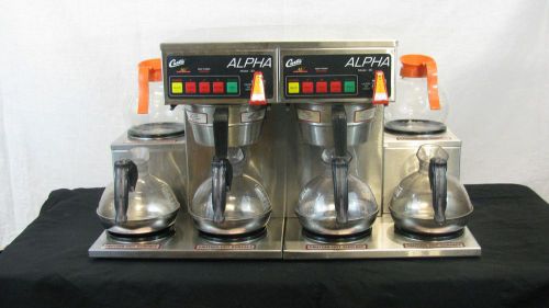 CURTIS DECANTER COFFEE BREWER ALPHA 6D-12 - 6 WARMERS - CLEAN GREAT CONDITION