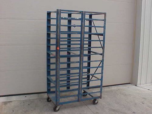 Commercial bakery double rolling rack tall bread trays pan sheet for sale