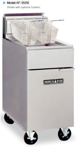 New american range 45 50 lb gas deep fryer af45 120kbtu for sale