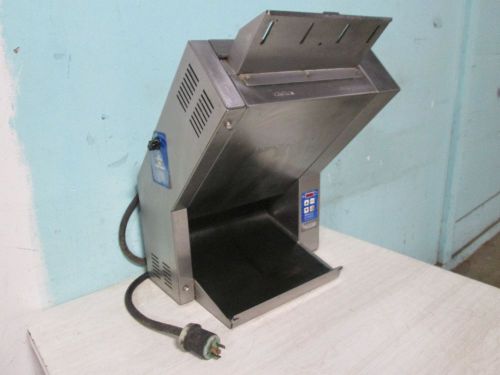 &#034;prince castle&#034; commercial h.d. s.s. counter top vertical conveyor bun toaster for sale