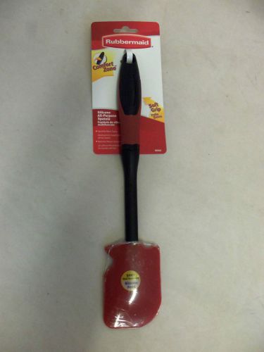 Rubbermaid 11.5&#034; silicone heat resistant to 500°f spatula scraper new 10342 red for sale