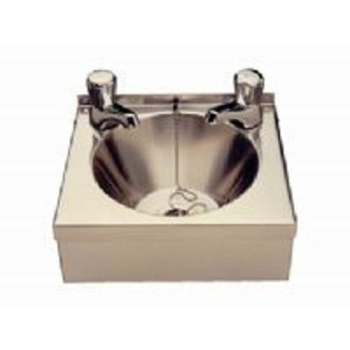 Stainless steel hand wash basin bowl with taps, commercial kitchen restaurant for sale