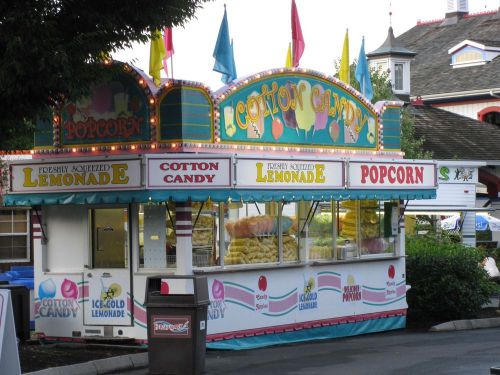 Waymatic 20&#039; State / County Fair Popper and Cotton Candy Concession Trailer