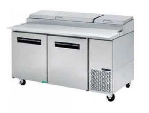 New 92&#034; maxx pizza prep table 3-door cooler made in usa for sale